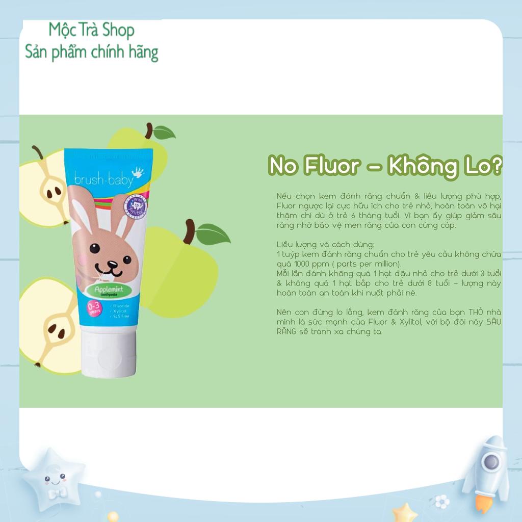 (Hàng UK, Có Bill). Kem đánh răng Brush baby cho bé - đủ mọi lứa tuổi