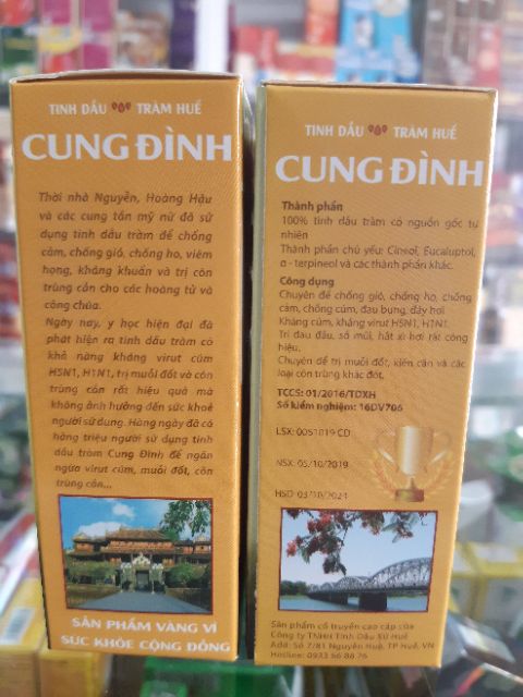 ✅ DẦU TRÀM CUNG ĐÌNH 50ml