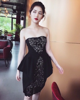 Váy cup dáng peplum