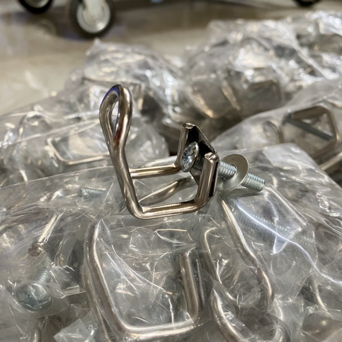 Móc Treo Đồ Xe Máy inox/ Móc Chữ U inox & Móc Kẹp inox Tặng Kèm Ốc