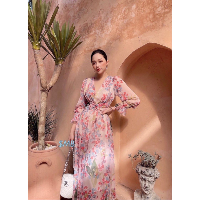 ❤️ ĐẦM MAXI HOA CHÉO BỤNG | BigBuy360 - bigbuy360.vn