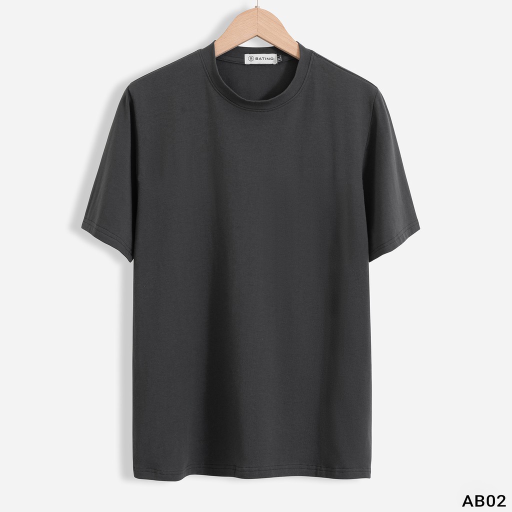 [Mã FAMALLT5 giảm 15% đơn 150K] Áo Thun Nam Tay Ngắn Cổ Tròn Trơn 100% Cotton Phong Cách BATINO | BigBuy360 - bigbuy360.vn