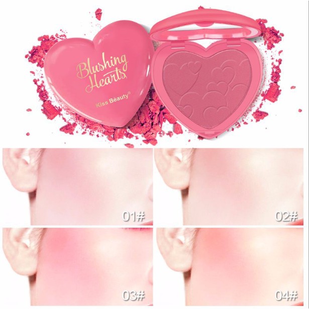 Phấn Má Tông Cam Thời Thượng Kiss Bèauty Sweet Heart Blusher MXx