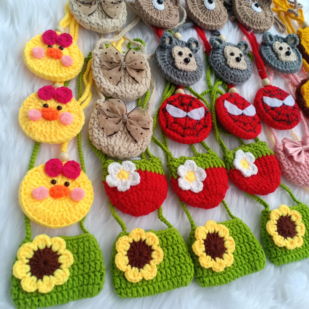 Túi Đựng Tỏi Cho Bé (Nhiều mẫu Kute)