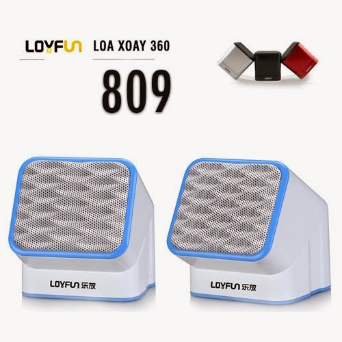 Loa Vi Tính Mini 2.0 Loyfun LF-809S (Xả Kho)  Loa vi tính giá rẻ.LL1