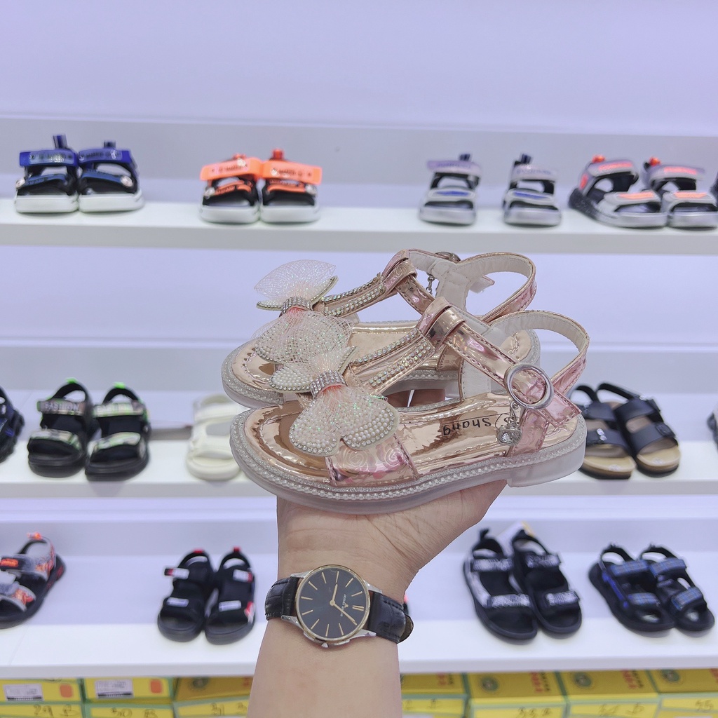 ￼Sandal bé gái - Sandal Quảng Châu mã mới dễ thương cho bé SA417