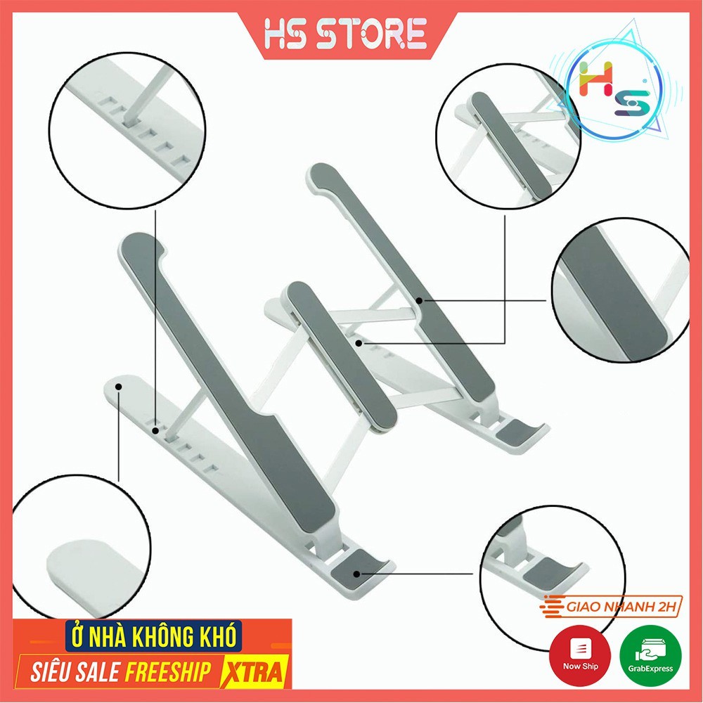 Giá Đỡ LAPTOP, MACBOOK, IPAD Bằng Nhựa Đế Tản Nhiệt Có Thể Điều Chỉnh Được Độ Cao,Nâng Độ Cao Màn Hình Vừa Tầm Mắt | BigBuy360 - bigbuy360.vn