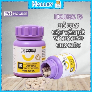 [1 VIÊN] - NOURSE 15 HỖ TRỢ CÁC VẤN ĐỀ VỀ HÔ HẤP Ở MÈO - HALLEY PETSHOP