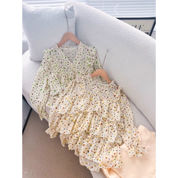 Set áo doll tầng + quần tafta