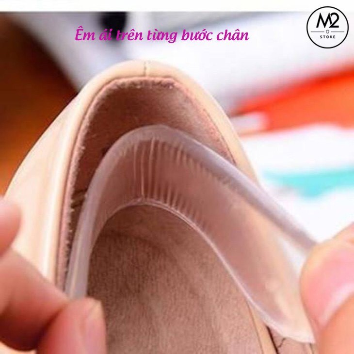 Miếng lót giày silicon chống trầy gót sau và chống tuột gót - lót gót giày silicon