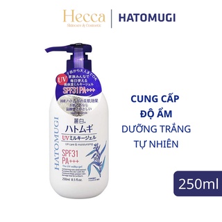 Sữa dưỡng thể chống nắng Hatomugi UV Milky Gel SPF31 PA +++ 250ml