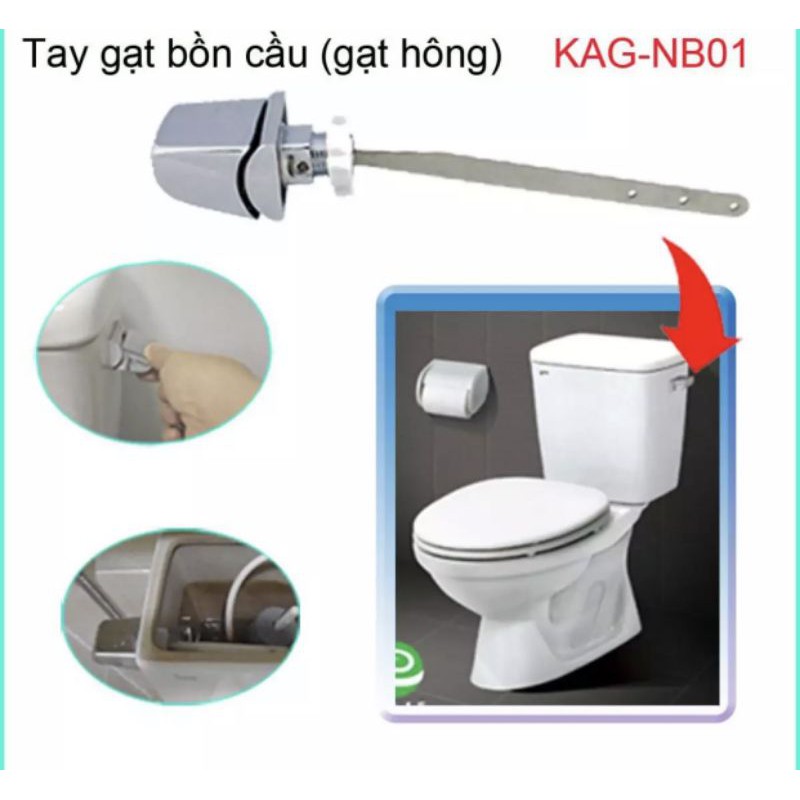 Tay gạt bồn cầu hông𝑭𝑹𝑬𝑬𝑺𝑯𝑰𝑷 cần gạt hông