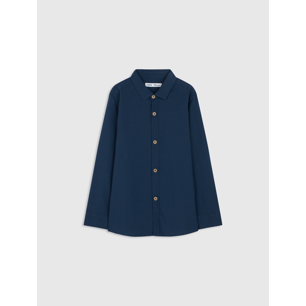 Áo sơ mi bé trai CANIFA dài tay kiểu dáng cơ bản - 2TH20S012