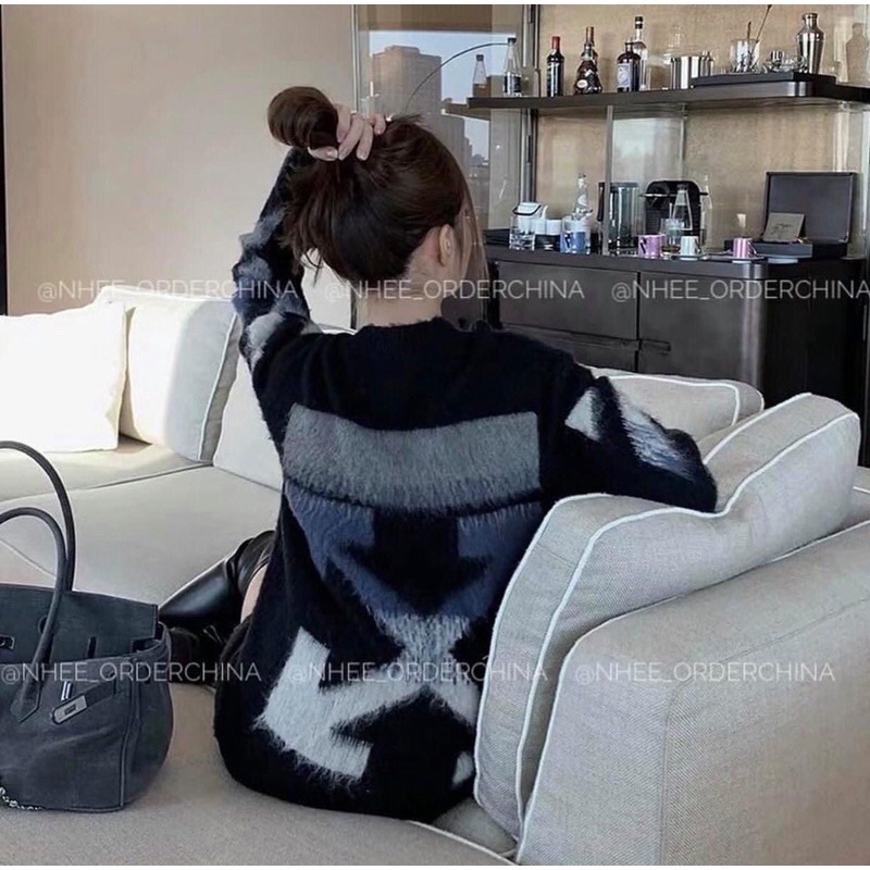 ÁO LEN LÔNG OFF WHITE  - NHẮN TIN GỬI MẪU