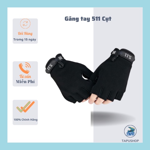 Găng tay 511 cụt ngón | Găng tay chiến thuật (hàng xịn)