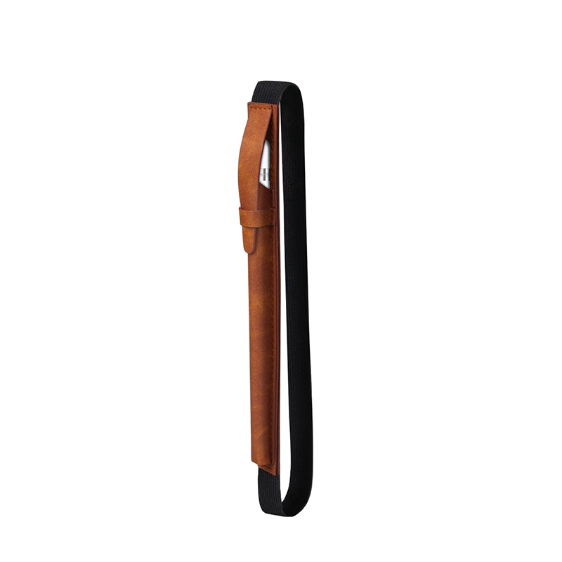 Vỏ bảo vệ bút cảm ứng Apple Pencil bằng da PU đàn hồi cao cấp thích hợp cho iPad