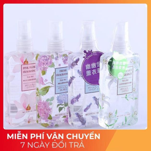 [FREESHIP]  Xịt thơm toàn thân Body Mist Flower Of Story 100ml