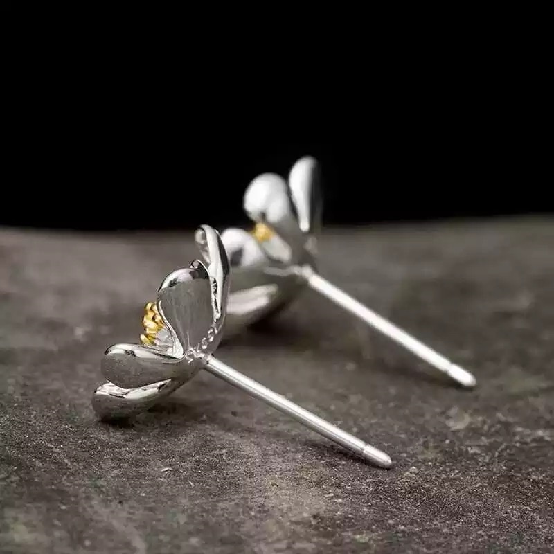 Khuyên Tai Hình Hoa Nhỏ Đơn Giản Thời Trang Hàn Quốc Mới Cho Nữ