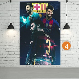 Decal dán tường cầu thủ Barcelona