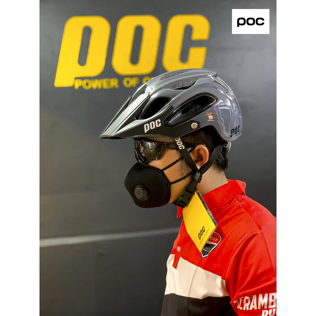 MŨ BẢO HIỂM POC 07 CÓ KÈM VÀNH LƯỠI TRAI CHE NẮNG VÀ TÚI HỘP CHÍNH HÃNG