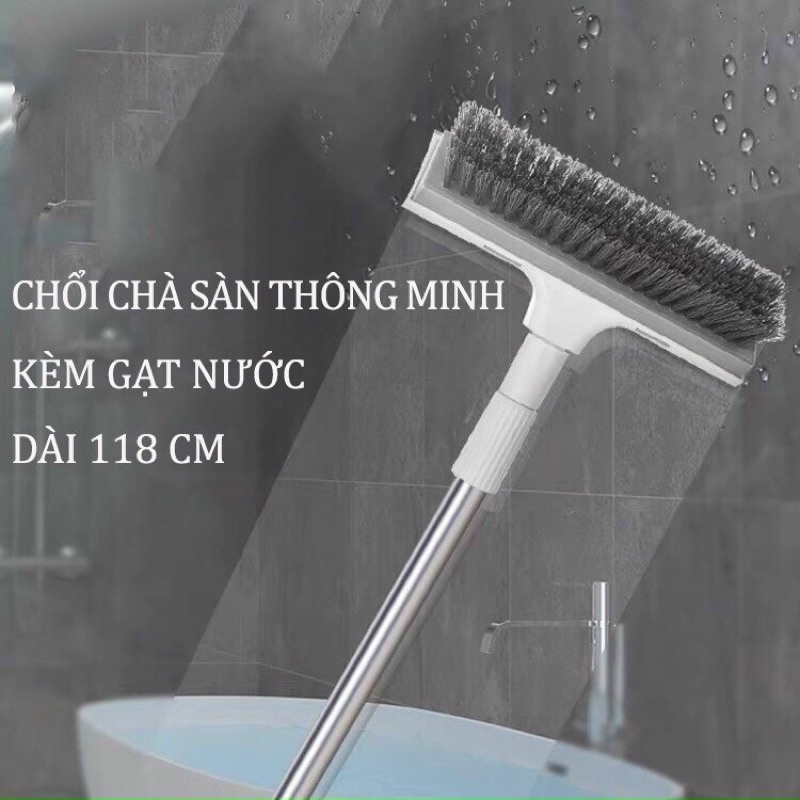 Cây chà sàn nhà vệ sinh 2in1 gạt nước tiện lợi