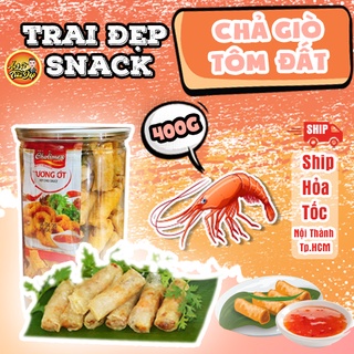 Chả Giò Tôm Đất hủ Pet 400G - Trai Đẹp Snack