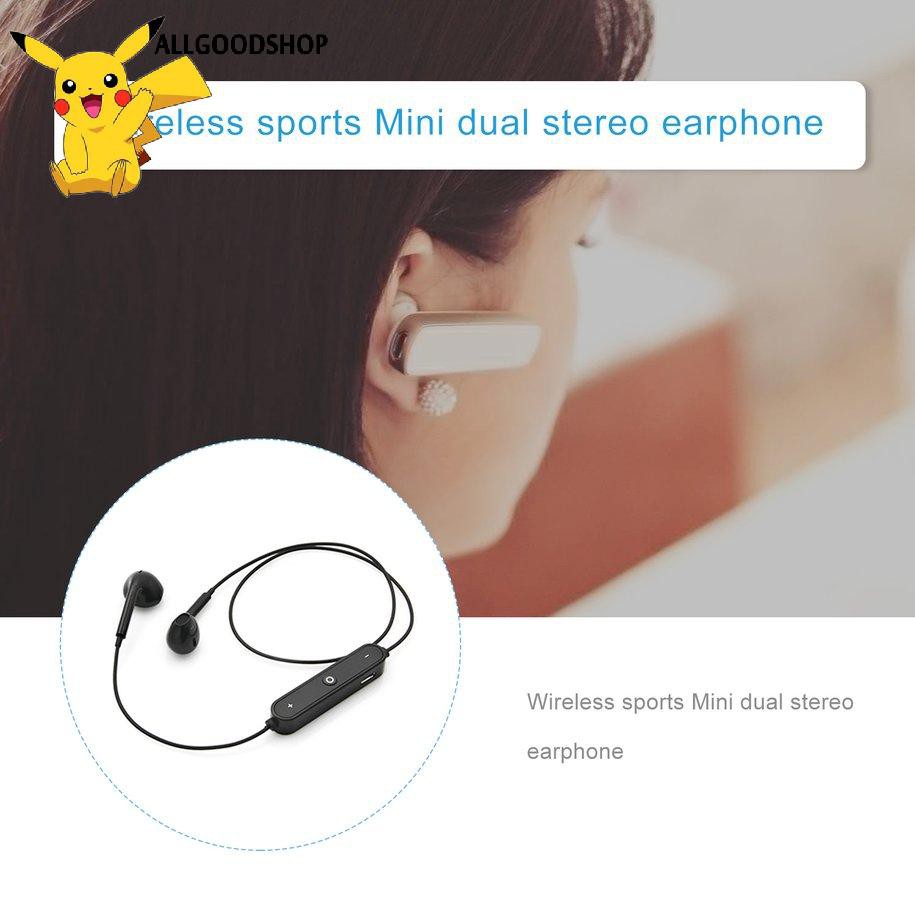 [giá tốt nhất] Tai Nghe Nhét Tai S6 Kết Nối Bluetooth V4.1 Không Dây Âm Thanh Stereo