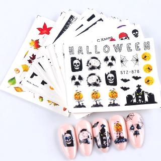 Set 24 nhãn dán phong cách Halloween độc đáo