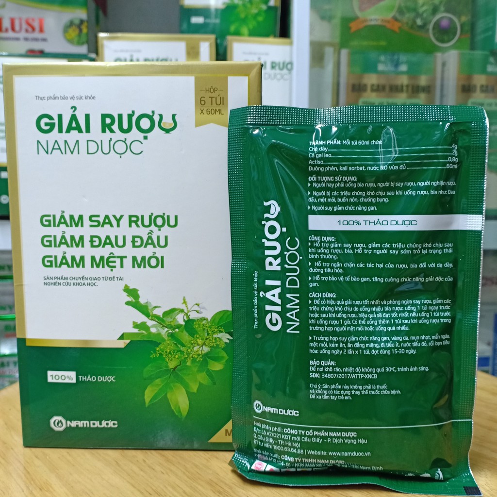 Giải rượu Nam Dược