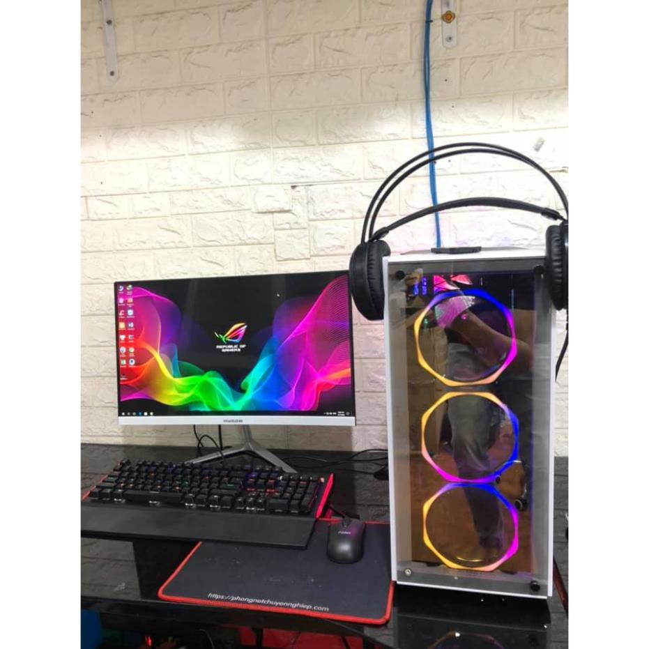 hàng chính hãng -  máy tính cấu hình khủng chơi PUBG - GTA5,LOL,Fifa 4..Màn hình cong 24inch 144hz | BigBuy360 - bigbuy360.vn