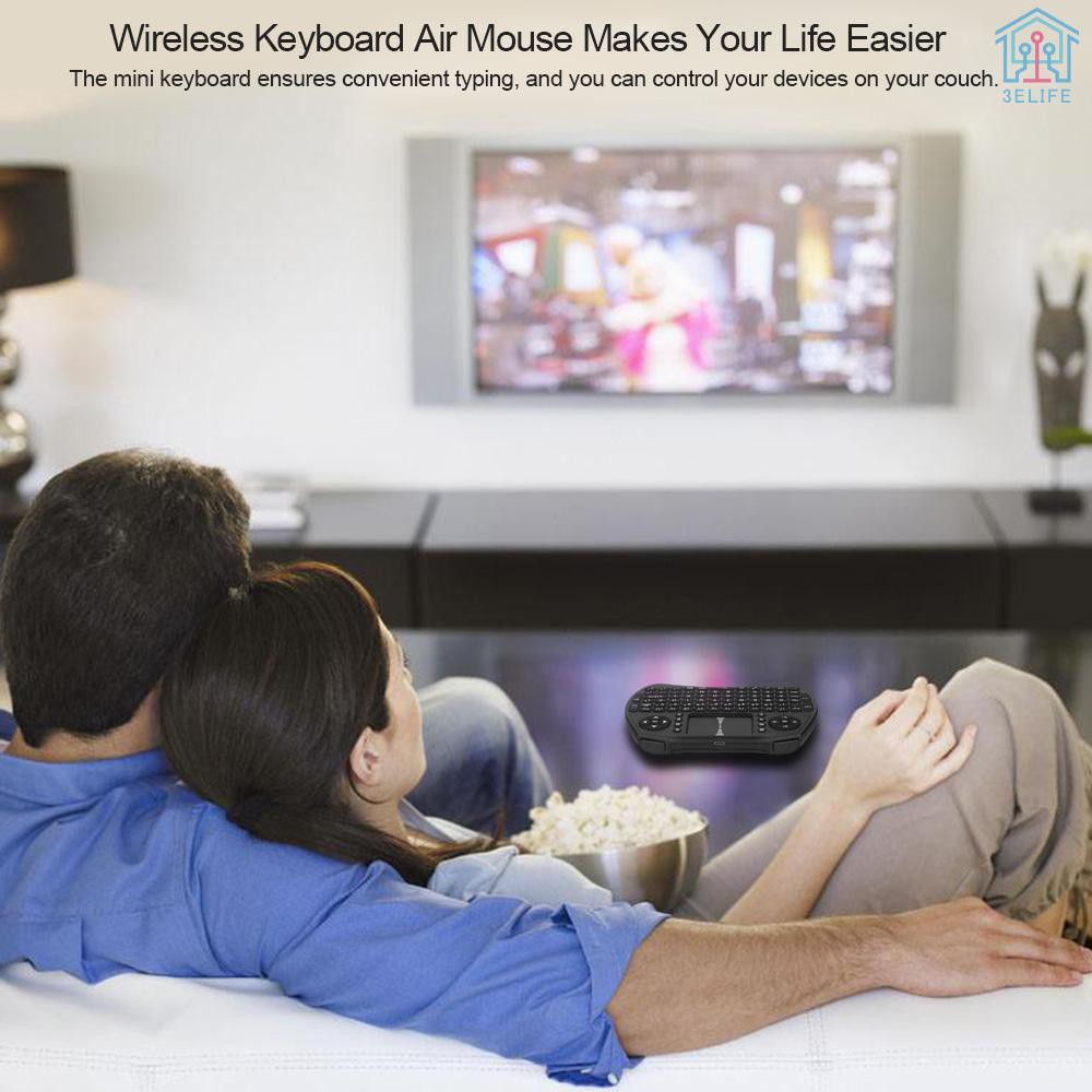 【E&V】2.4GHz Wireless Keyboard Air Mouse Touchpad Handheld Remote Control for Android TV BOX PC Smart TV