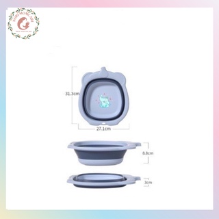 Chậu rửa mặt gấp gọn - thau rửa mặt gấp gọn dùng cho em bé