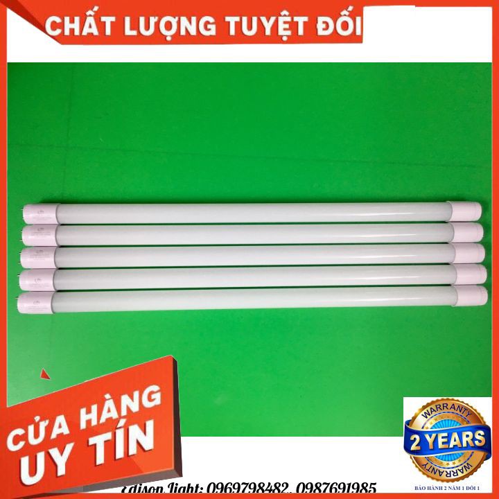 Bộ 2 Bóng Đèn Tuýp Led Thủy Tinh LHLed Tiết Kiệm Điện Năng 60cm Công Suất 10w [ 2 Bóng 60cm 10w ]