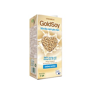 Sữa Đậu Nành GoldSoy Giàu Đạm Không đường 1L