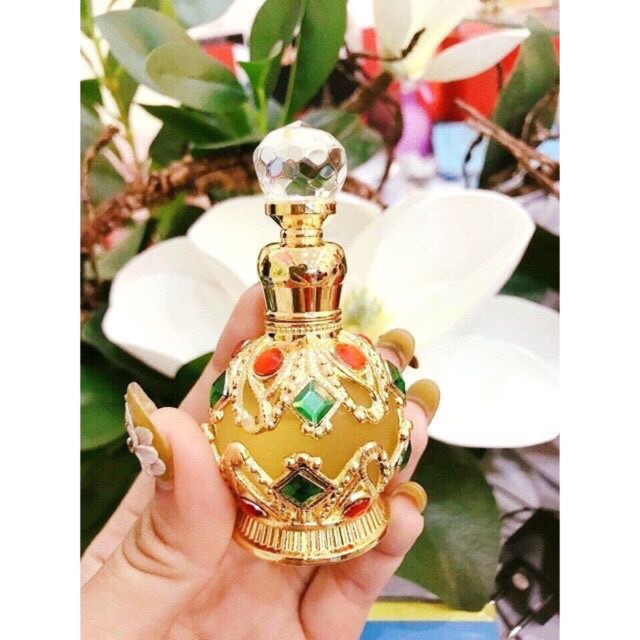 nước hoa Tinh dầu Dubai Tròn Đính Đá