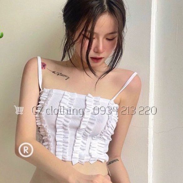 Áo 2 dây bèo siêu dễ thương cho phái nữ🥰