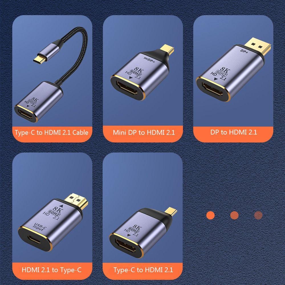 Đầu Chuyển Đổi HDMI 4 8K 60Hz Mini DP Sang HDMI