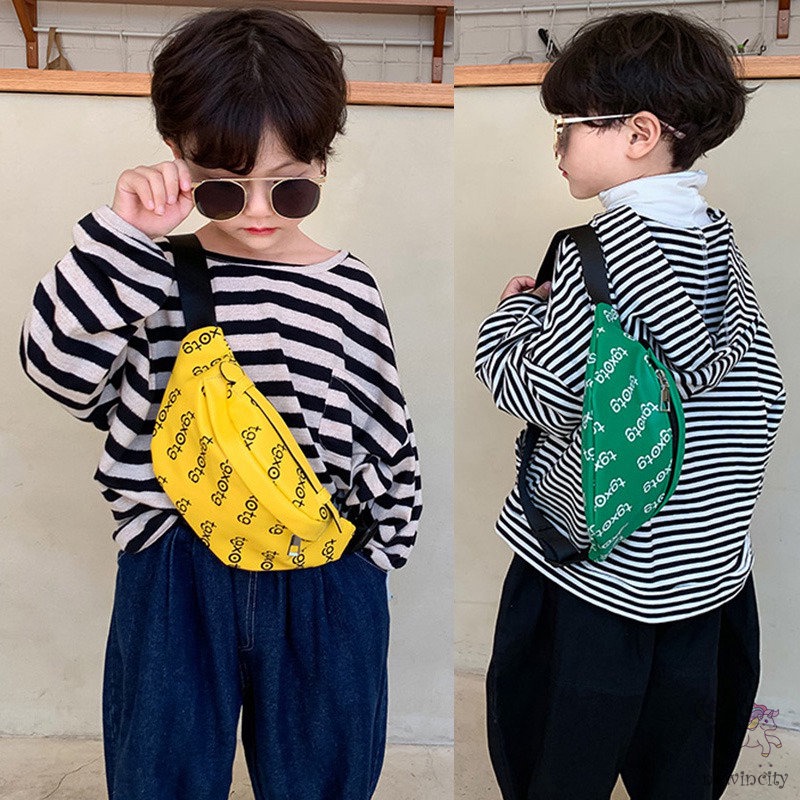 Túi đeo vai vải canvas nylon thời trang Hàn Quốc cho bé