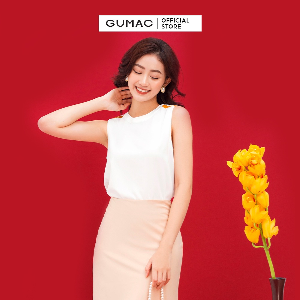 Áo nữ thời trang GUMAC sát nách AC03012