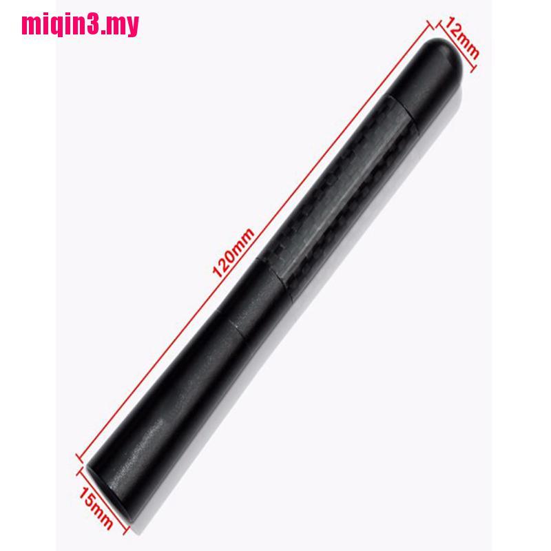 Ăng Ten Radio Fm Anten Bằng Sợi Carbon Màu Đen 4.7inches Kèm Ốc Vít Cho Xe Hơi Mq3