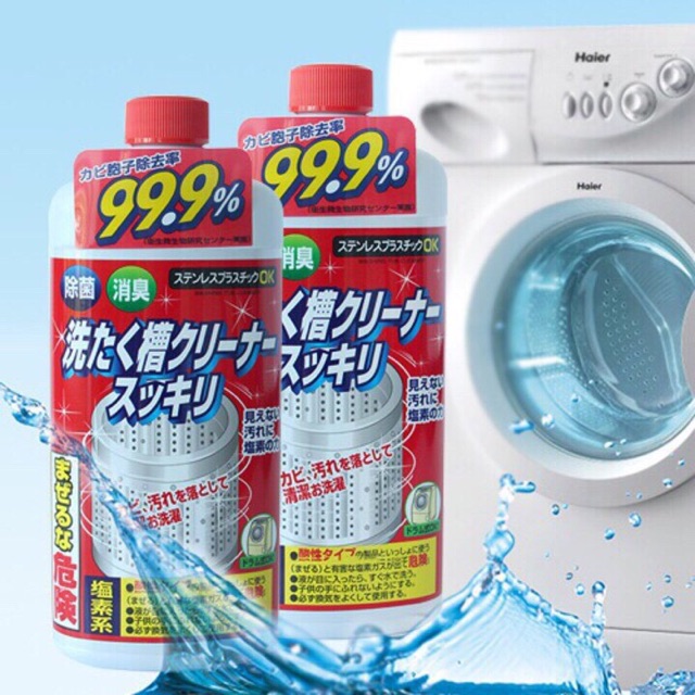 Nước tẩy vệ sinh lồng máy giặt của Nhật Bản 550g