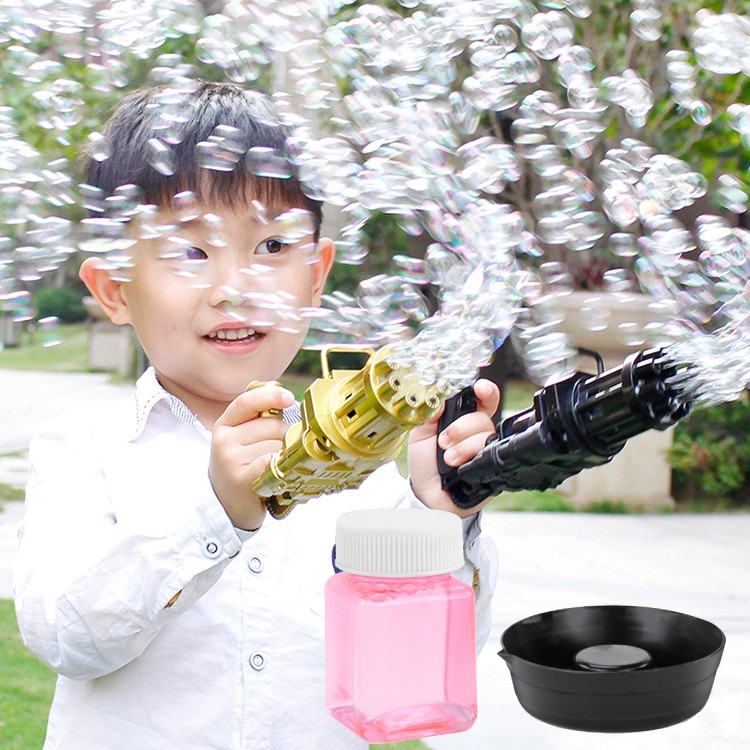 Súng Bắn Bong Bóng 8 Nòng Cho Bé Cực Hot
