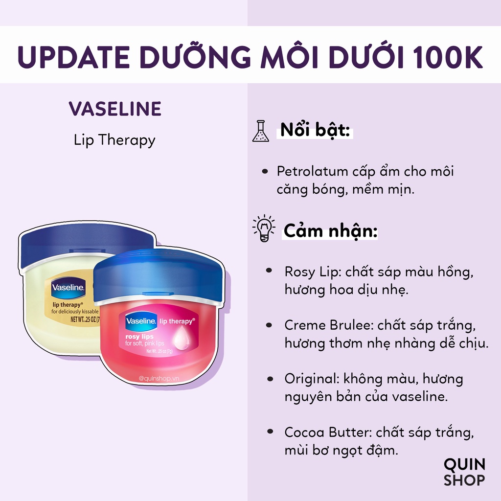 Son Dưỡng Môi Vaseline Lip Therapy