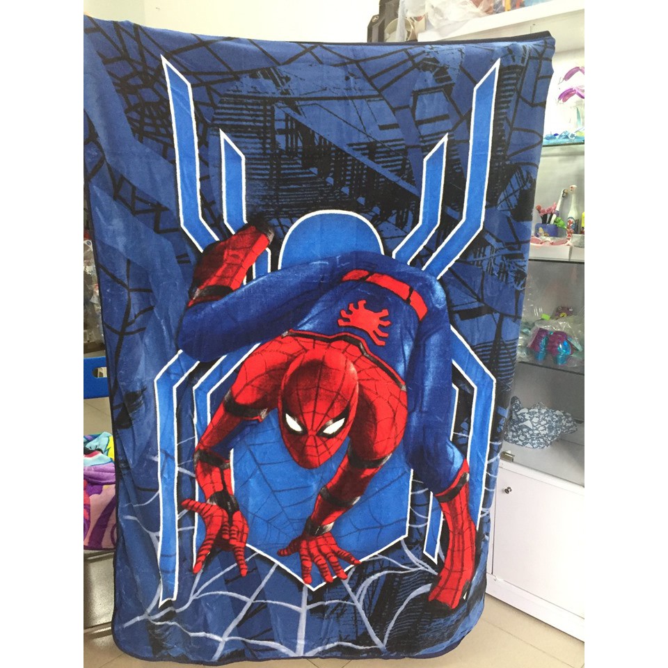 Chăn thu hoạt hình Spiderman cho bé nhập Mỹ