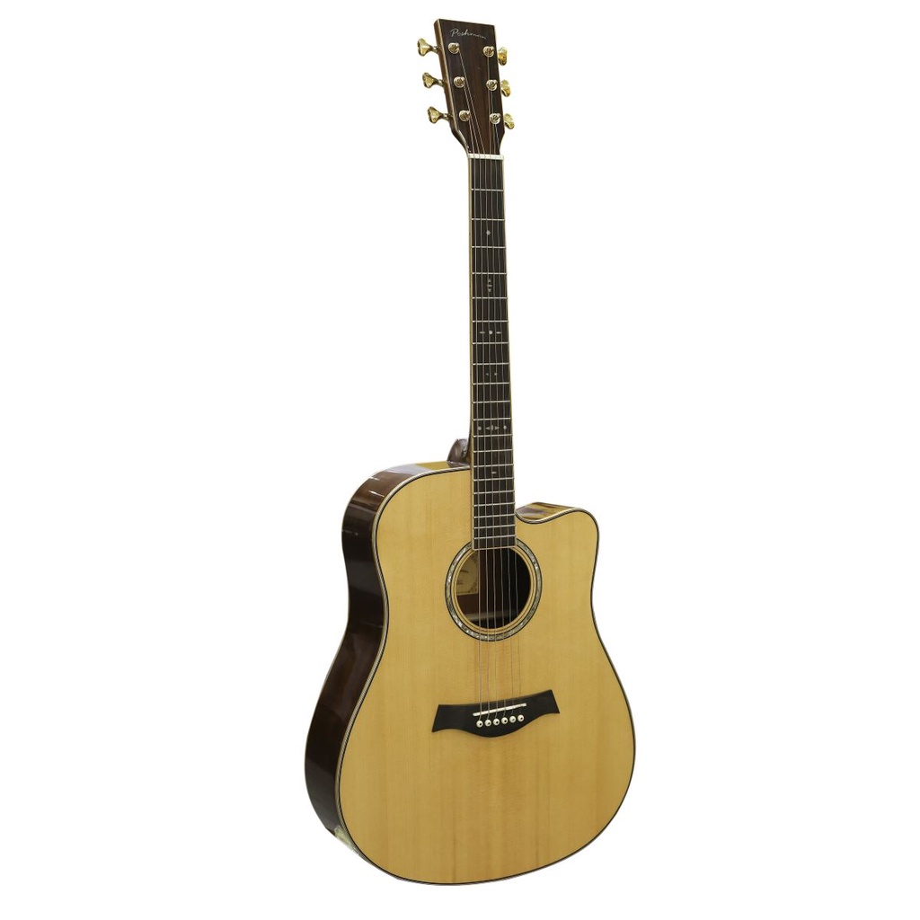 Đàn Guitar Acoustic Poshman 812C Tặng Kèm Bao Đàn ,Capo, Pick