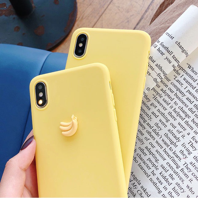 Ốp lưng hình quả chuối cho Apple iPhone 11 12 Pro XS XR XS Max iPhone X 8 7 6s 6 Plus 5s 5 5G 6P 7P 6g 7g | BigBuy360 - bigbuy360.vn