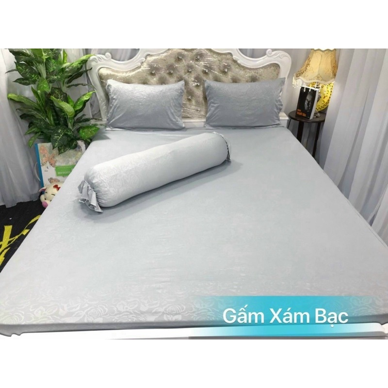 Bộ drap ga thun gấm chất đẹp, dày