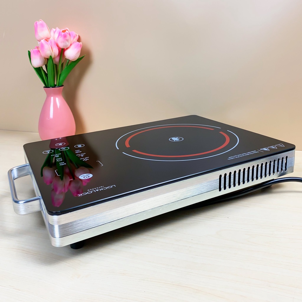 Bếp hồng ngoại cảm ứng Lock&amp;Lock EJI341 công suất 2000W dùng được cho tất cả các loại nồi