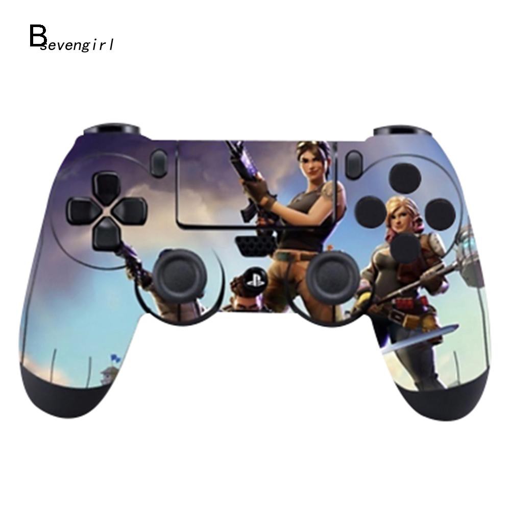 Nhãn dán trang trí tay cầm máy PlayStation 4 họa tiết game Fortnite độc đáo