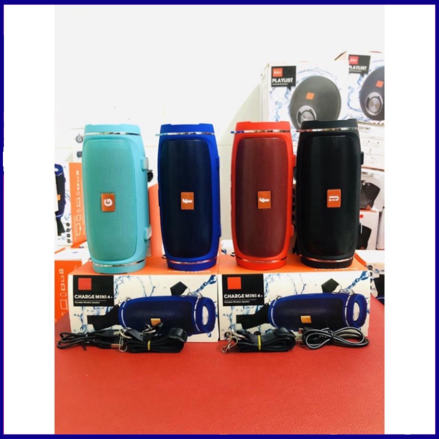 Loa Bluetooth JBL Charge 4+ Mini bass tốt khoẻ - có dây đeo hàng cao cấp free ship toàn quốc